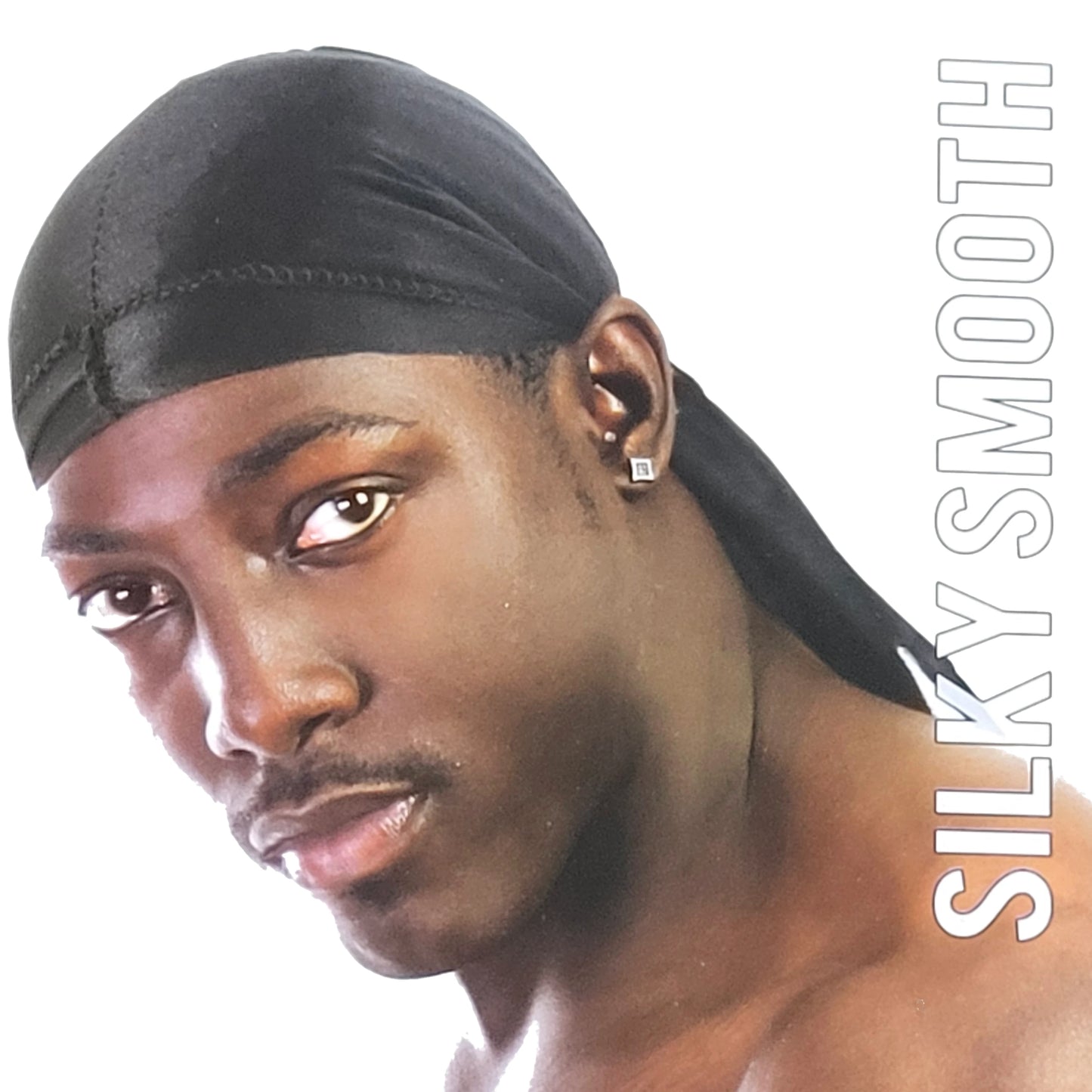 Satin Durag Black